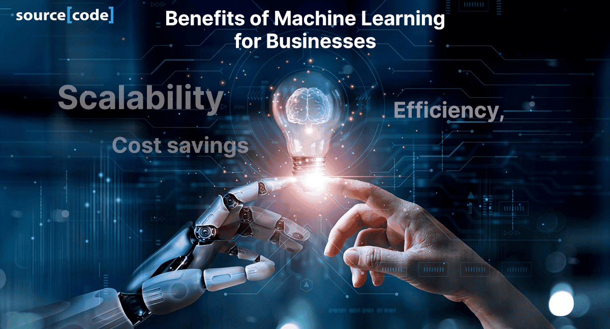A chart highlighting the benefits of custom ML models, including scalability, efficiency, and cost savings.